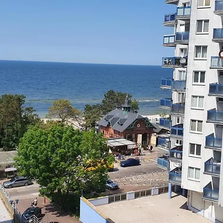 Slavia New 416 Z Balkonem Przy Plazy Z Widokiem Na Morze Apartment